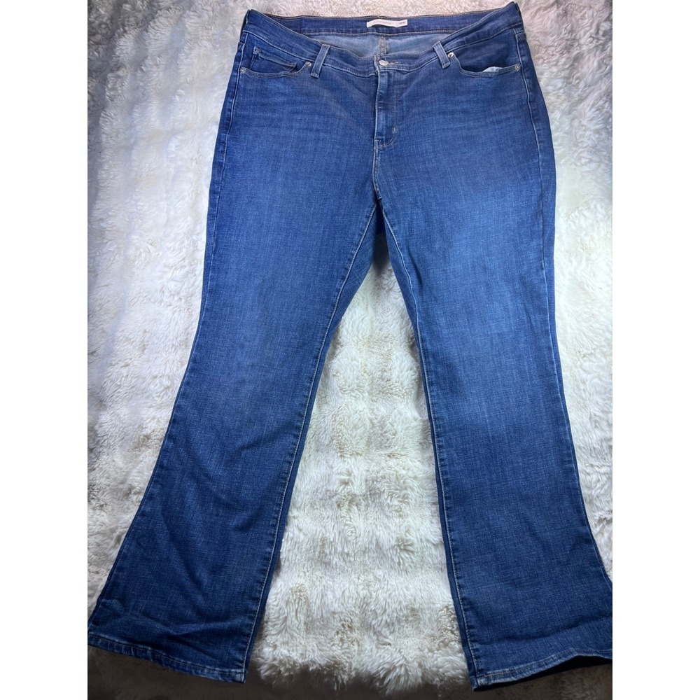 Levis Classic Bootcut Jeans Womens 18W S Blue Denim Medium Wash 23649. A21 - Picture 8 of 11